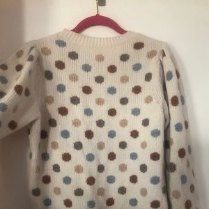 Rebecca Taylor La Vie jacquard dot pullover